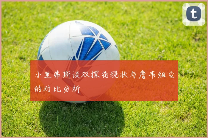 小里弗斯谈双探花现状与詹韦组合的对比分析